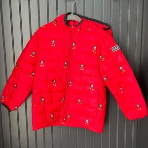 Mickey Mouse Baby Gap Puffer Jacket - 4T